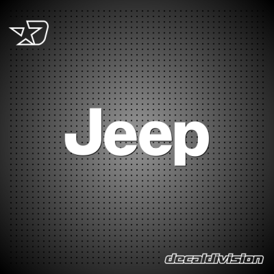 Jeep Lettering Sticker